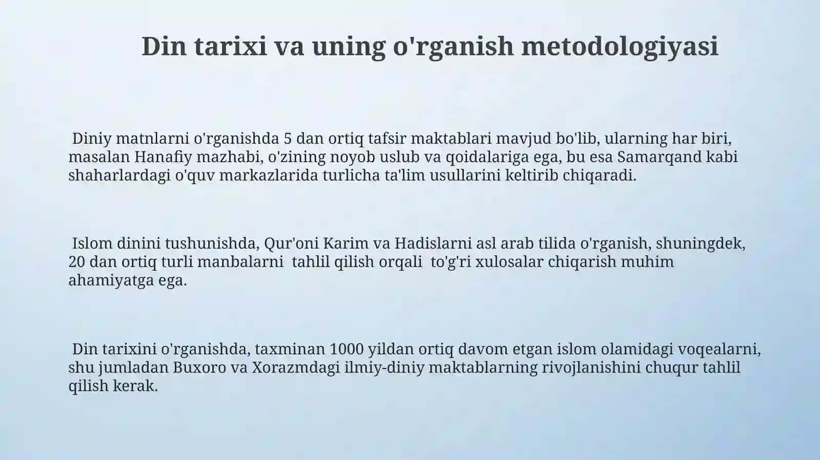 Dinnio'rganishdagiyondashuvlar 3