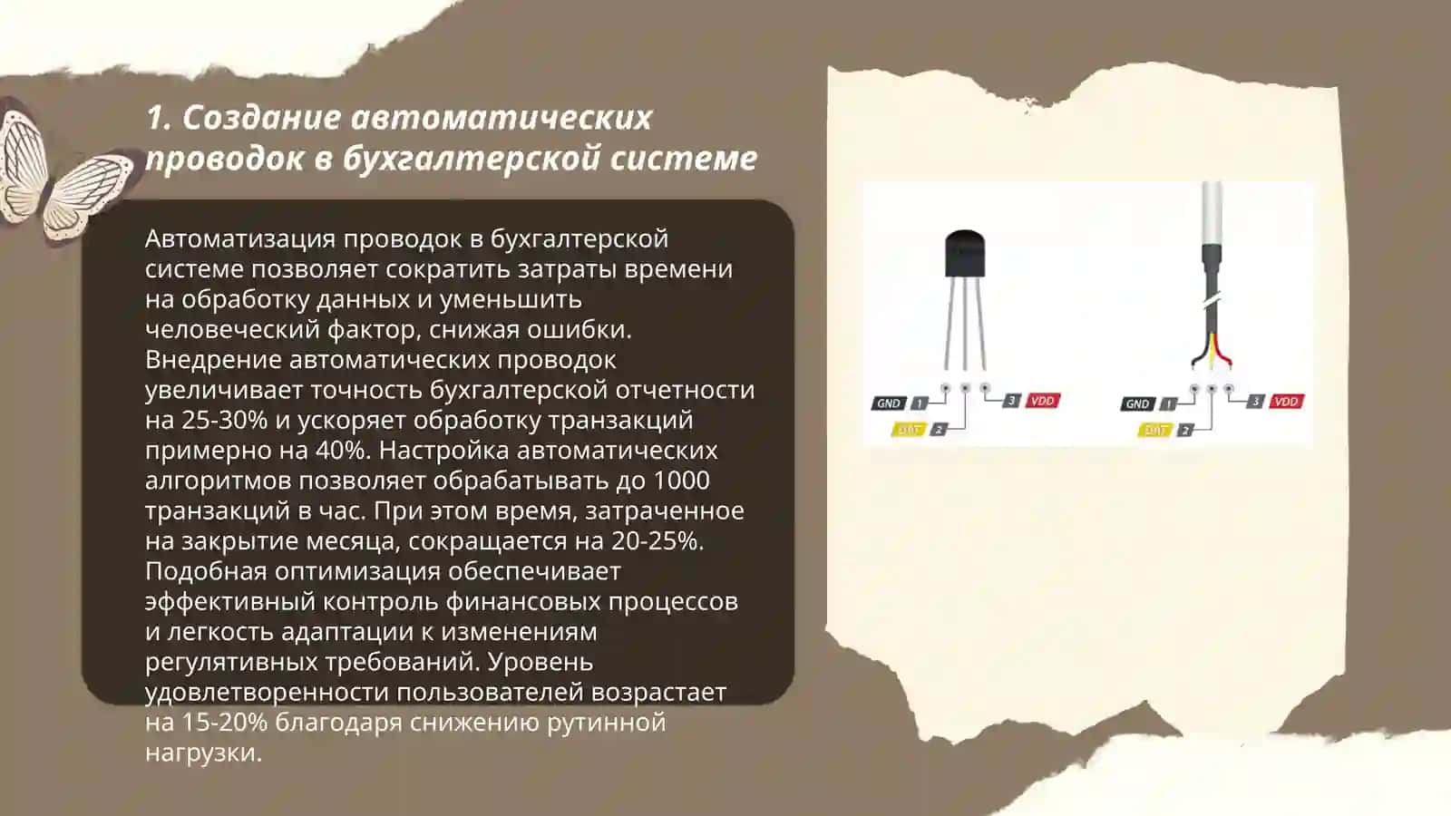 Создание автоматических проводок в бухгалтерской системе 3
