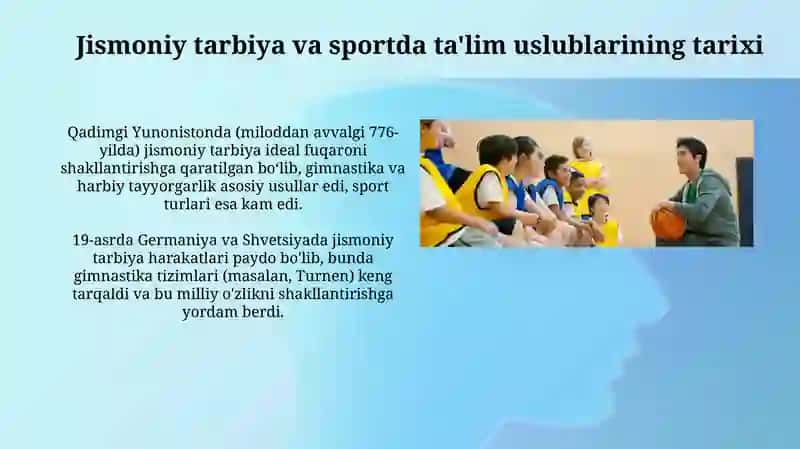 Jismoniy tarbiya va sport sohasida qo'llaniladigan talim metodlari 3