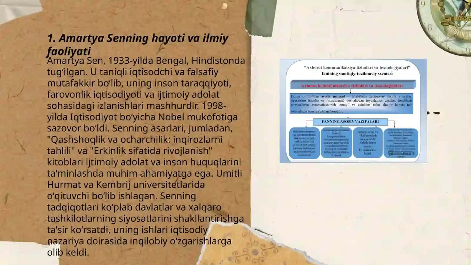 Amartya Sen: Iqtisodiy adolat va farovonlik nazariyasining rivojlantiruvchisi. Haqida referat 3