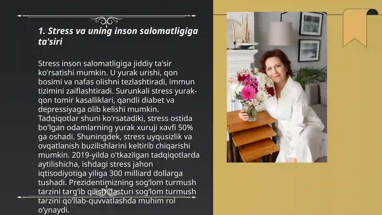 Shaxsdagi hissiy-ruhiy emotsional holatlar. Stress va stressni bartaraf etuvchi psixologik mashgʻulotlar 3