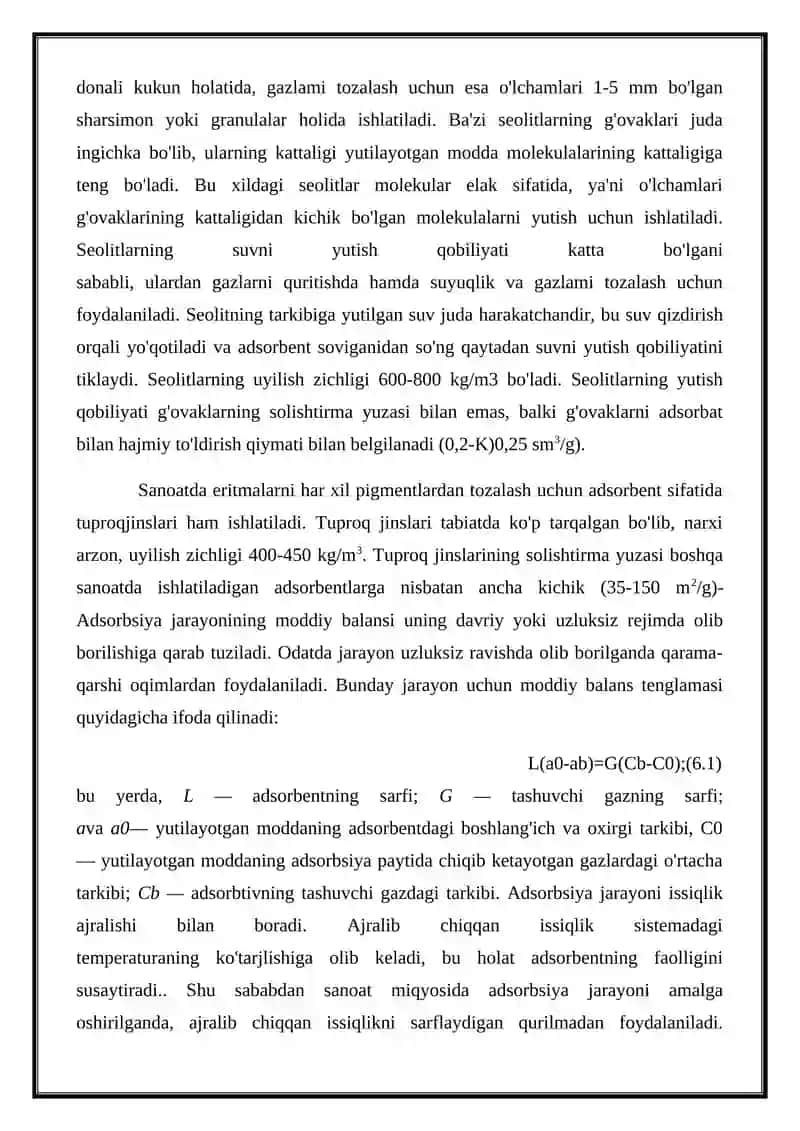 Adsorbsiyaning Biologiya va Tibbiyotdagi Ahamiyati 3