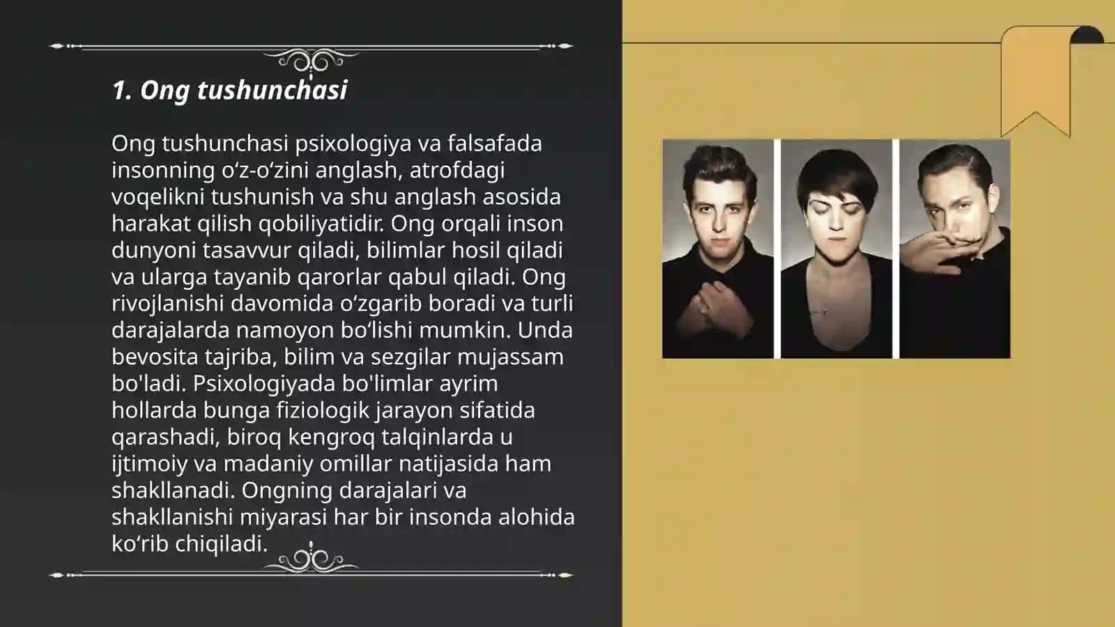 Ong va ong ost kontsepsiyalari 3