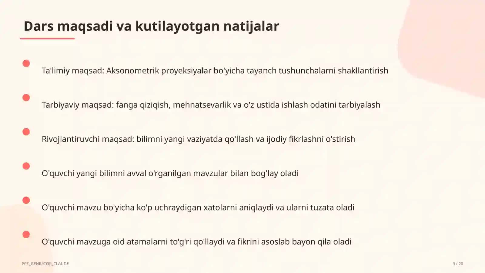 Astronomiya va chizmachilik (8– 3