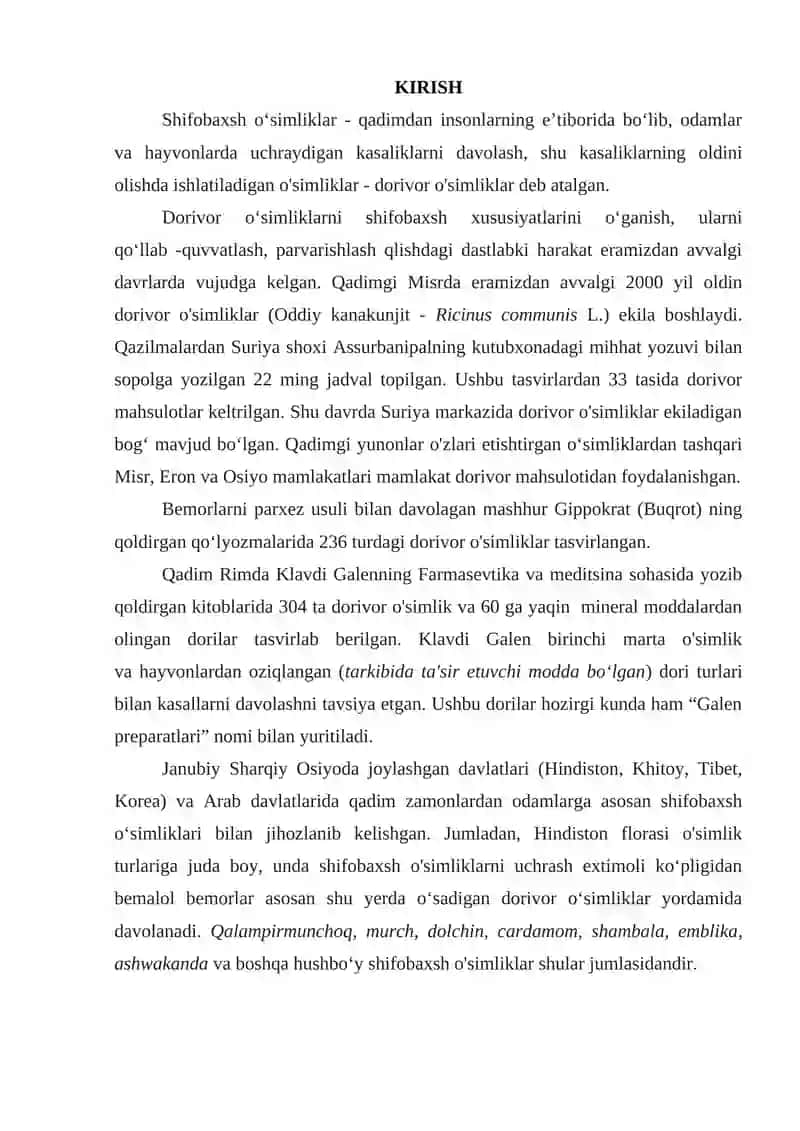 Dorivor o‘simliklarni yetishtirish va qayta ishlash texnologiyasi 3