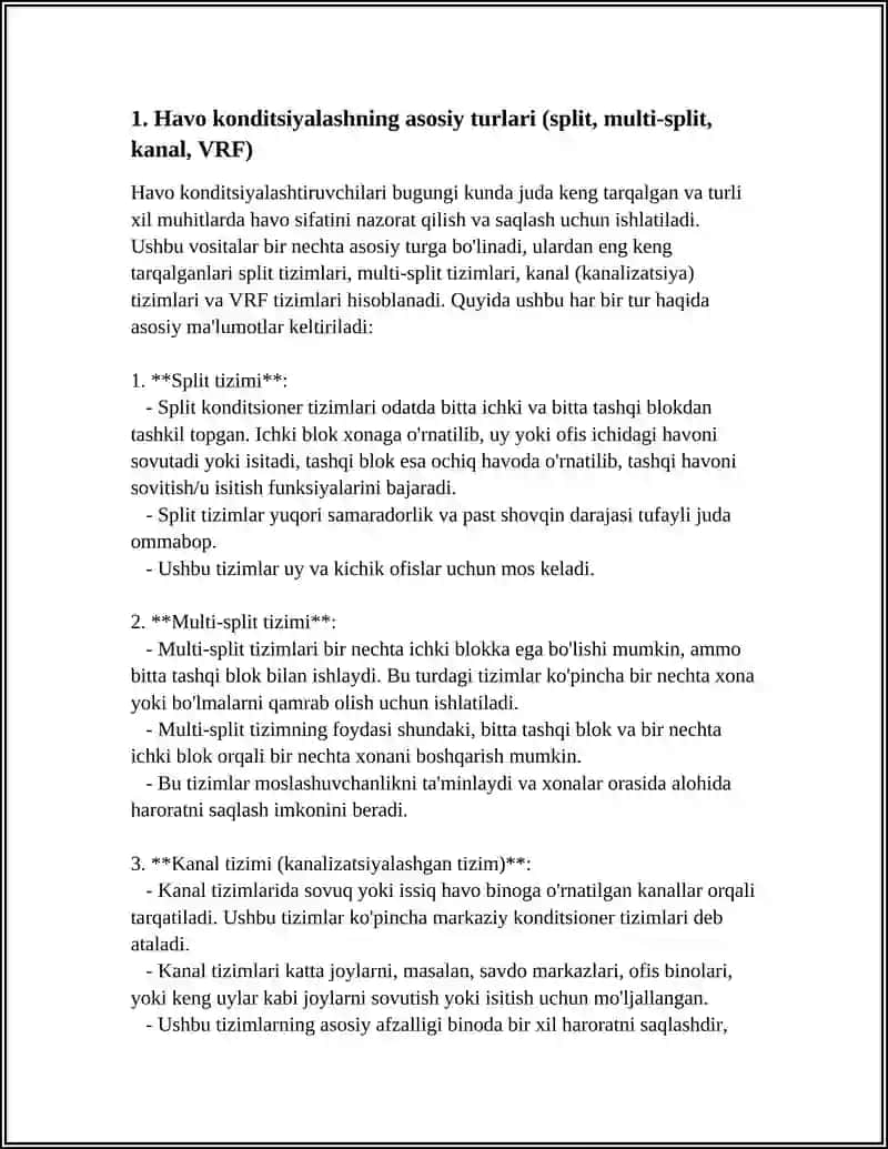HAVO KONDITSIYALASH 3