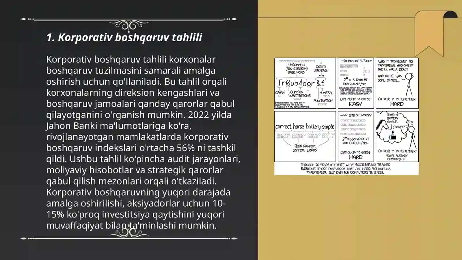 Korporativ boshqaruv samaradorligini baholash usullari 3