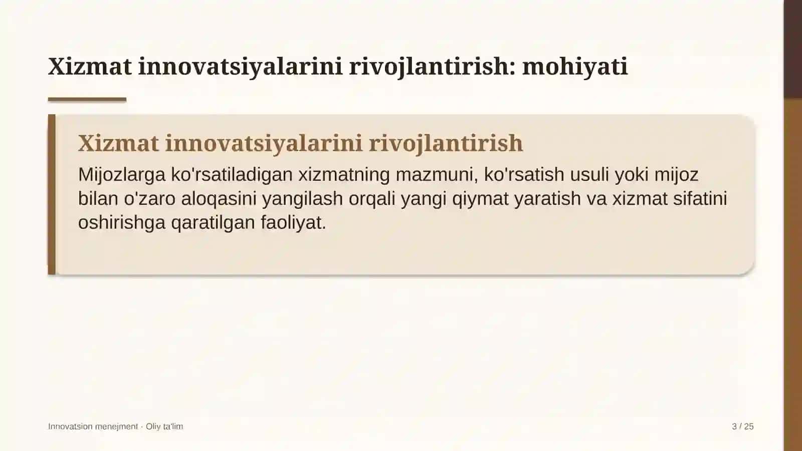 buxgalteriya xizmatlarida xizmat innovatsiyalarini rivojlantirish 9393 3
