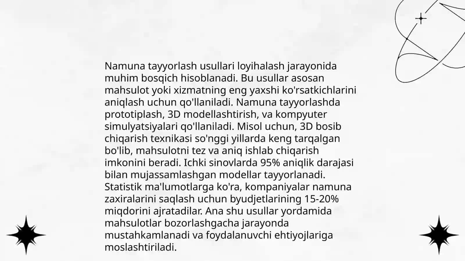 Namuna tayyorlash usullari 3