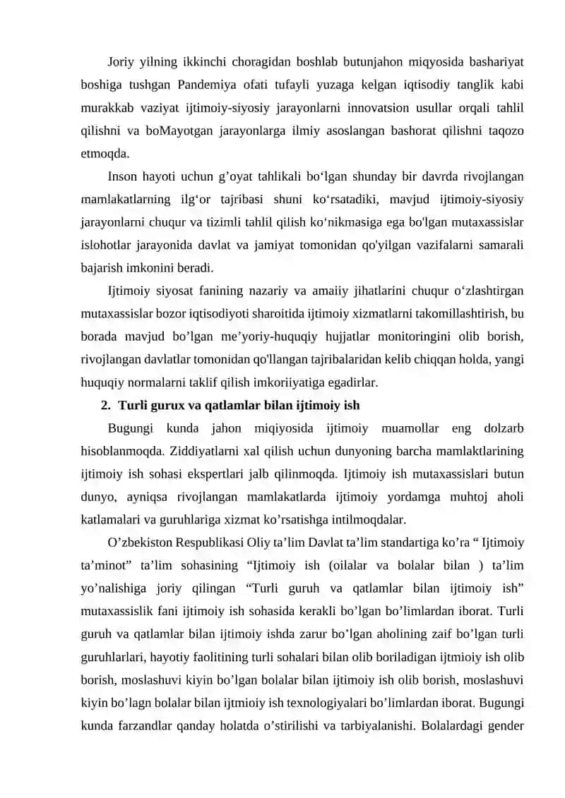 ILMIY TADQIQOT METODOLOGIYASI VA MATIGʻI. IJTIMOIY ISHDAGI TADQIQOT METODLARI METODIKA VA TEXNIKASI 3