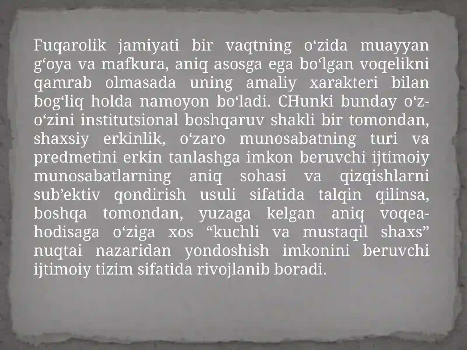 Rivojlangan G‘arbdavlatlarida Fuqarolik Jamiyati Institutlarining Shakllanishi va O‘ziga Xosligi 3