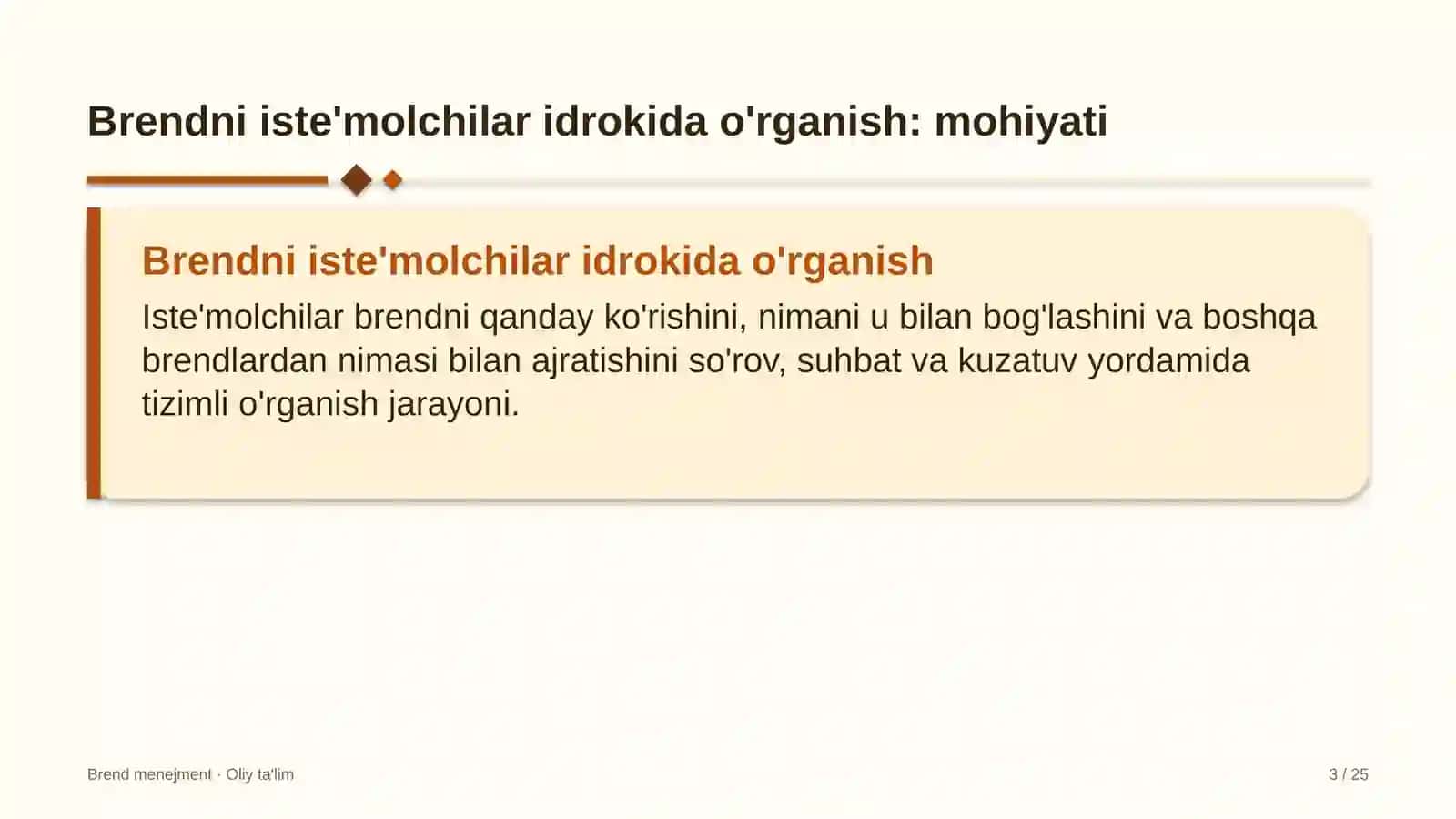 energetika dispetcherlik markazlarida brendni iste'molchilar idrokida o'rganish 3453 3