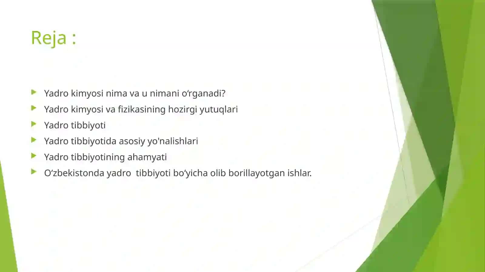 Yadro tibbiyoti 3