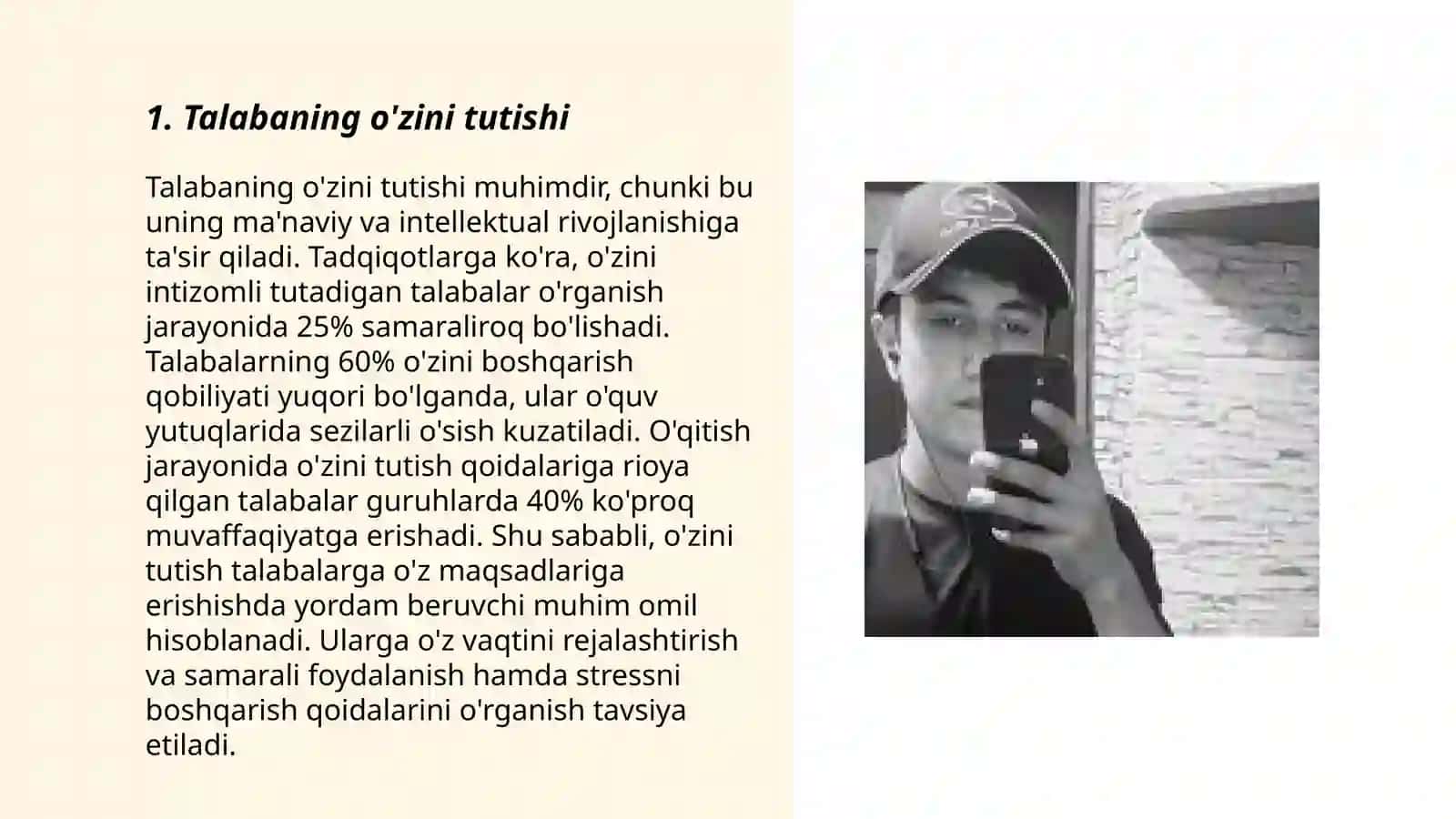 Talabalar odobi 3