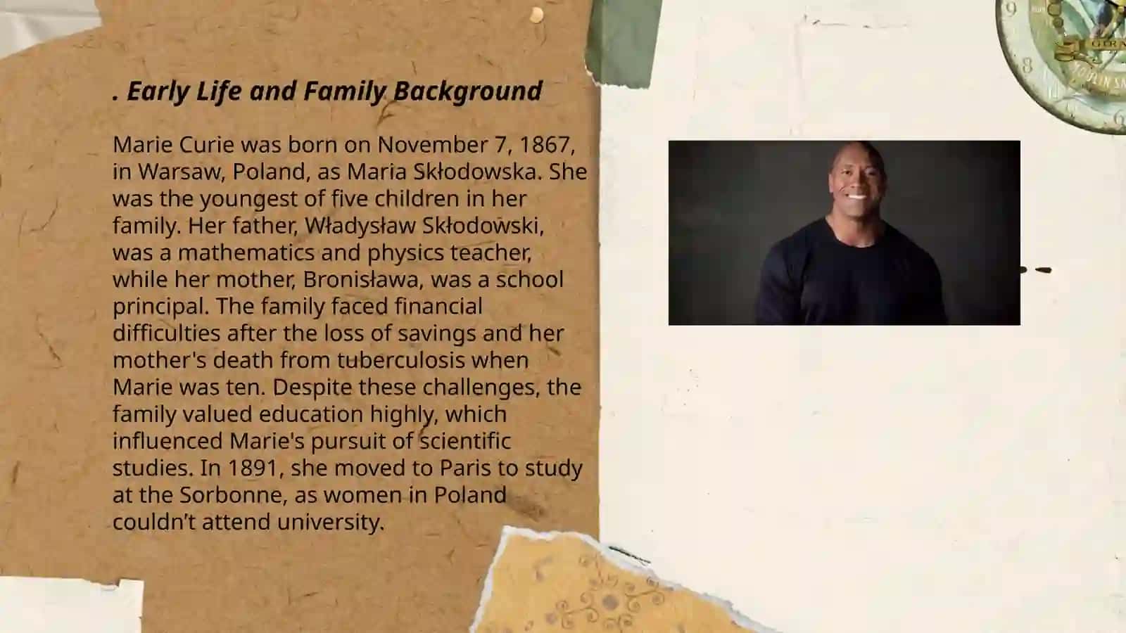 ppt about dwayne johnson 3