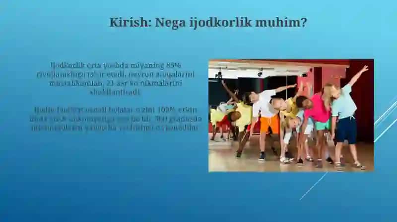 Ijodkorlik va kreativlik 3