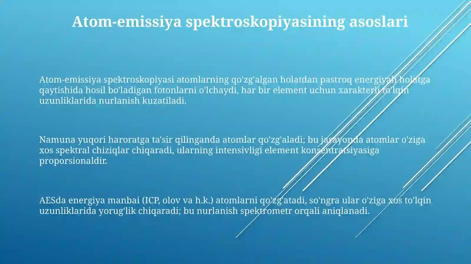 Atom-emission spektroskopiya 3