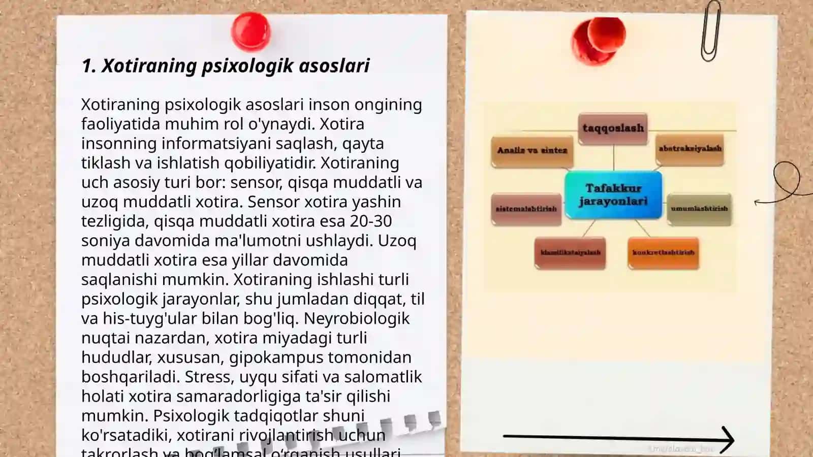 Xotiraning psixologik asoslari 3