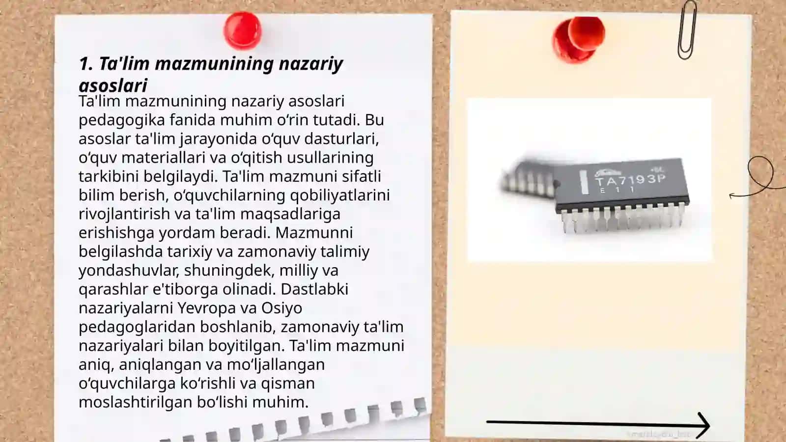 Norqulova Maqsudaning Umumiy Pedagogika fanidan tayyorlagan taqdimoti 3