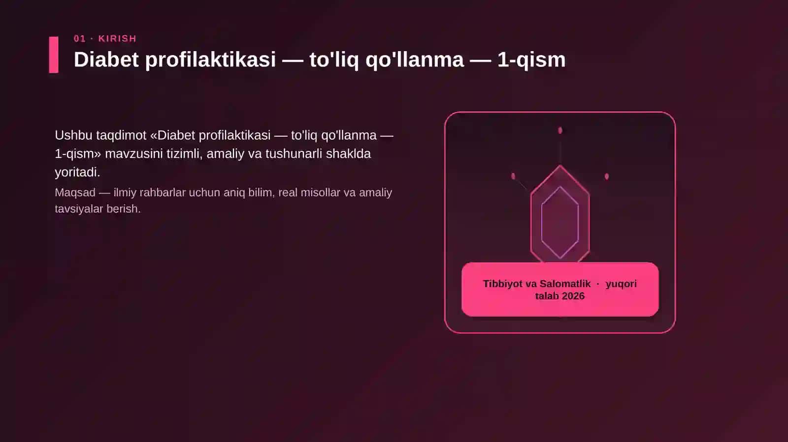 Diabet profilaktikasi — to'liq qo'llanma — 1-qism 3