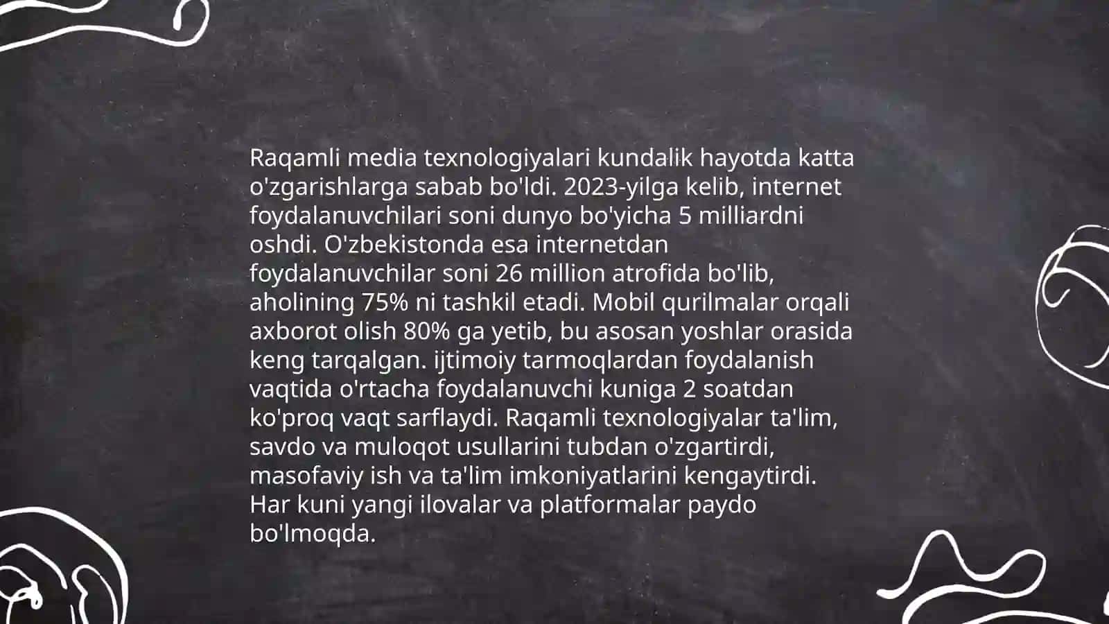 Media texnologiyalar kundalik hayotda 3
