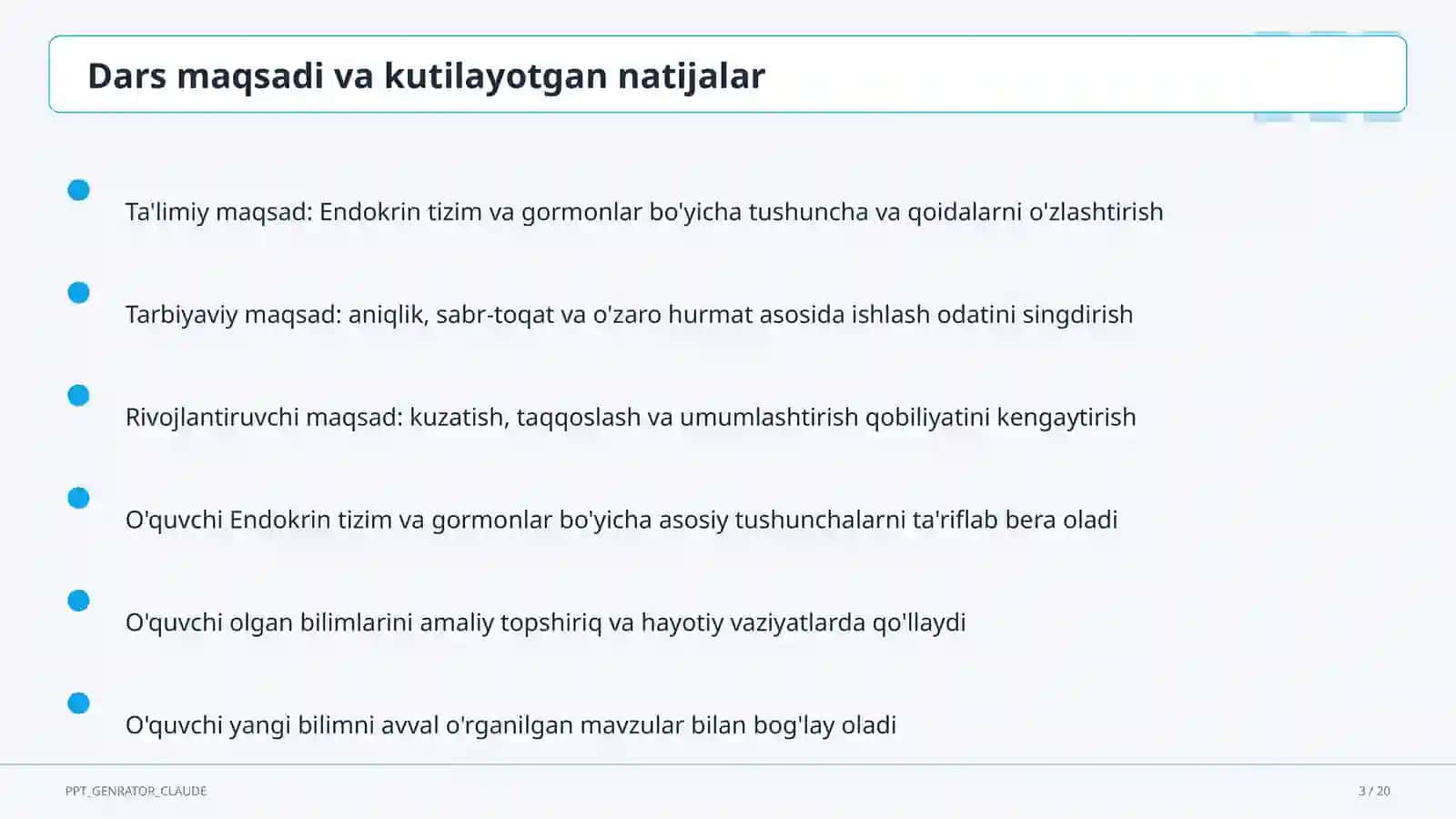 Endokrin tizim va gormonlar (8-sinf) 3