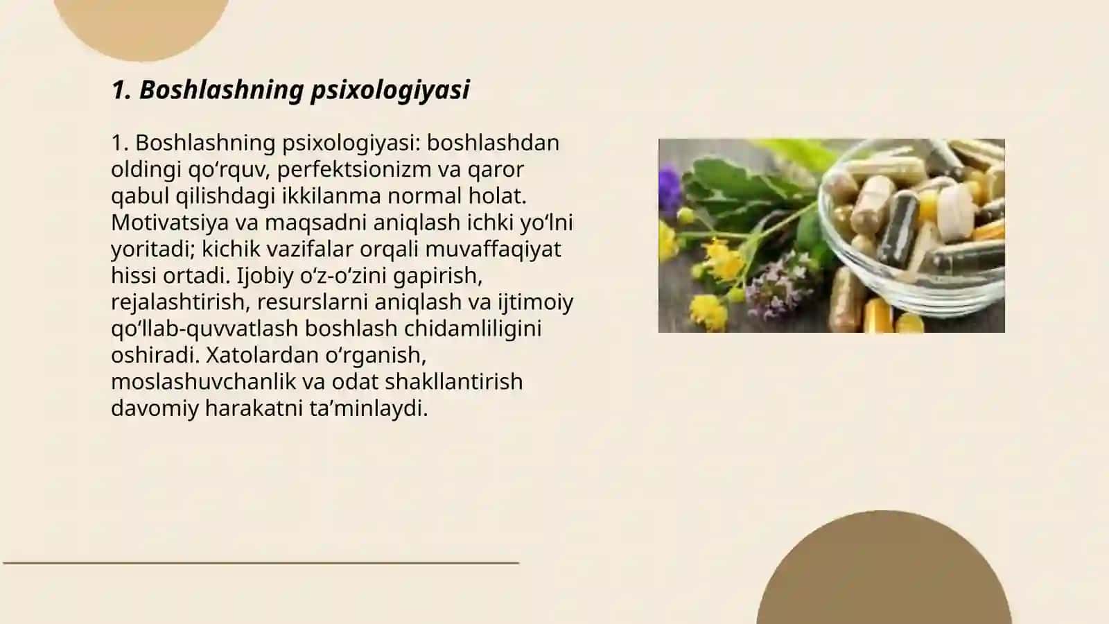 Boshlashning psixologiyasi 3
