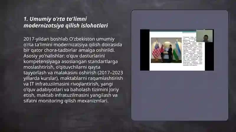 Umumiy o'rta ta'limni modernizatsiya qilish islohotlari 3