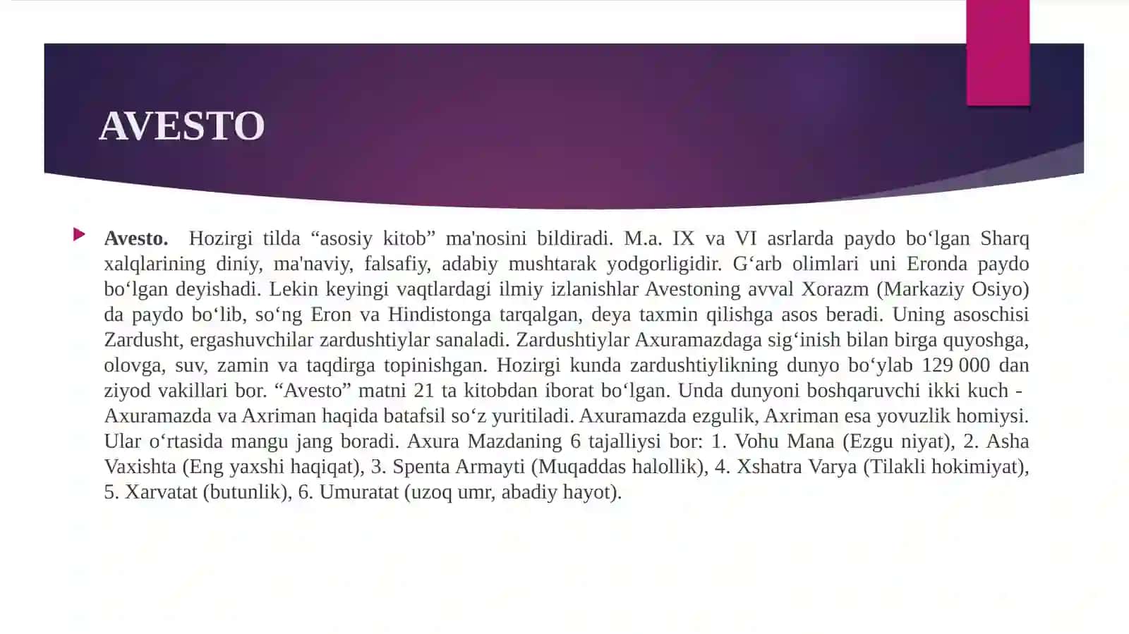 Avesto 3