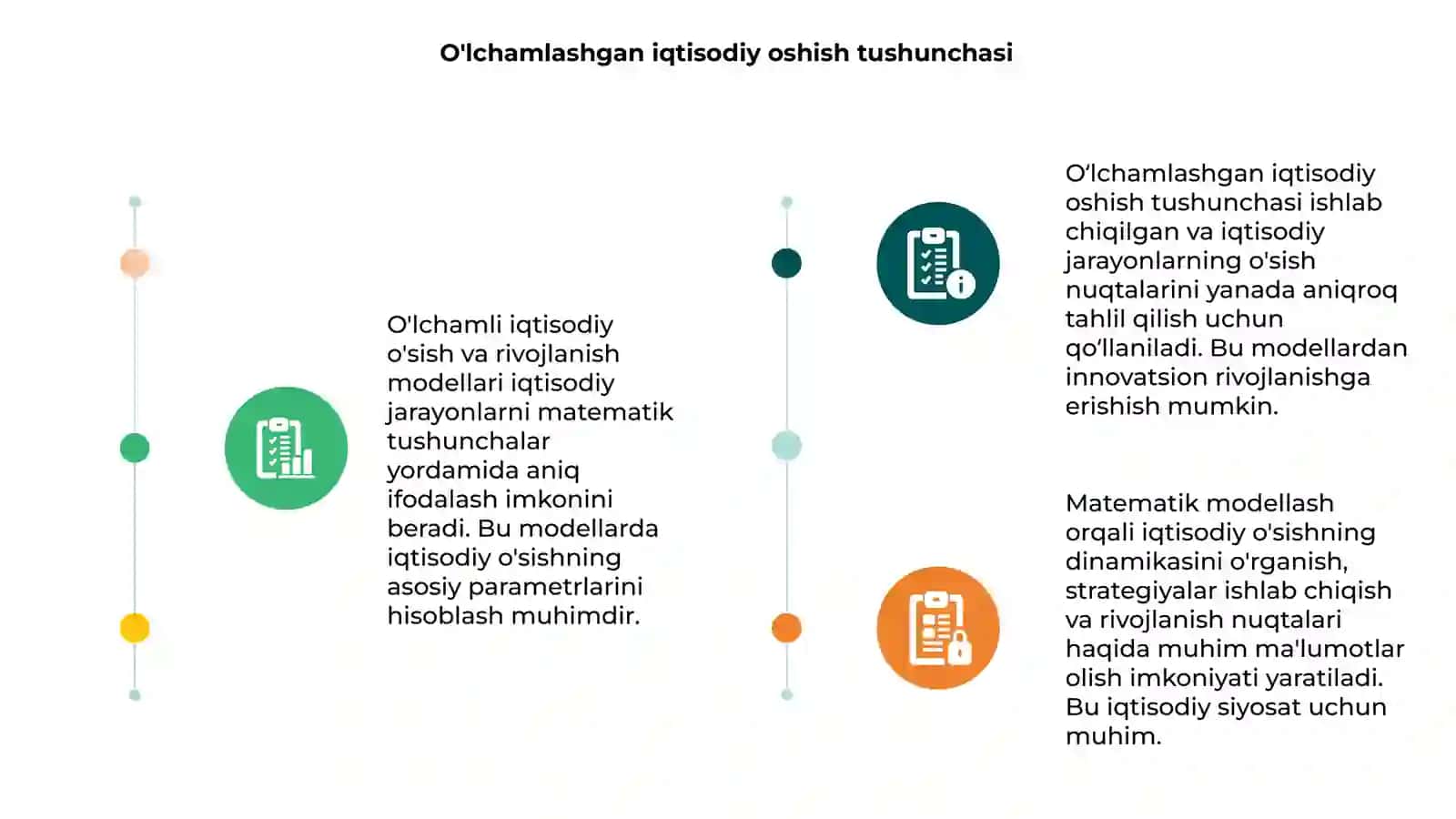 O'lchamli iqtisodiy o'sish va rivojlanishning matematik modellari 3