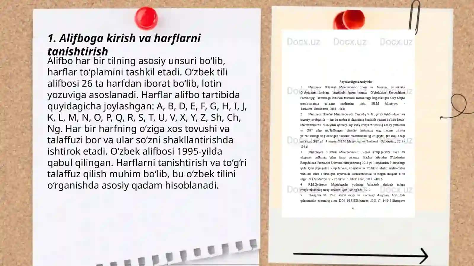 Alifbo dasvrida yozuv ko'nikmalarini shakllantirish 3