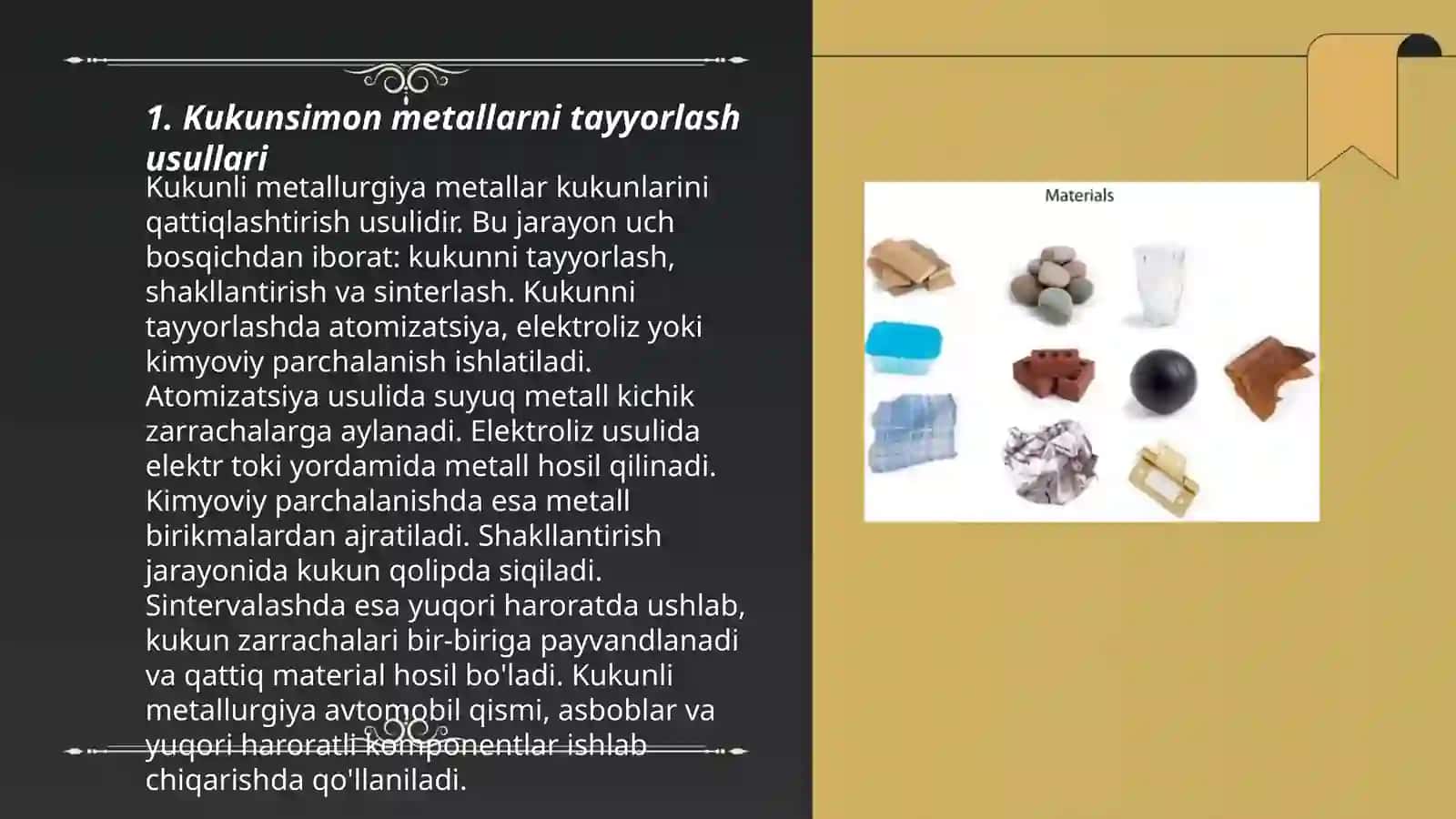 Kukunsimon metall materiallar 3