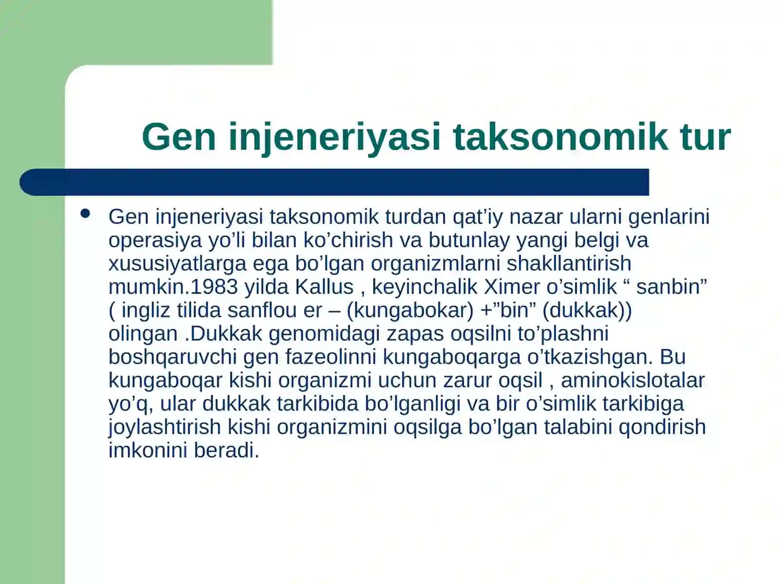 Rekombinat dnk olish va gen injenerligi 3