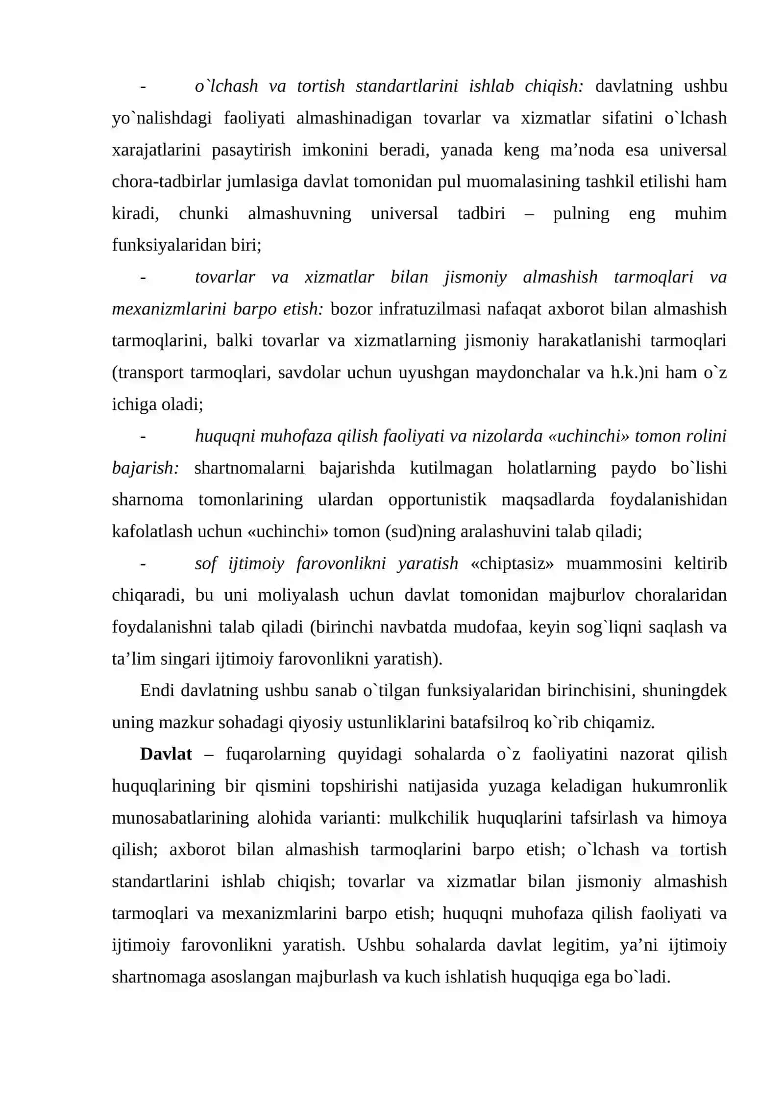 Davlat institutsional tashkilot sifatida 3