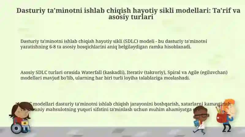 Dasturiy ta'minotning hayot davri modellari 3