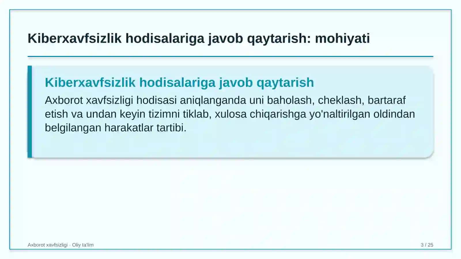 energetika dispetcherlik markazlarida kiberxavfsizlik hodisalariga javob qaytarish 9828 3