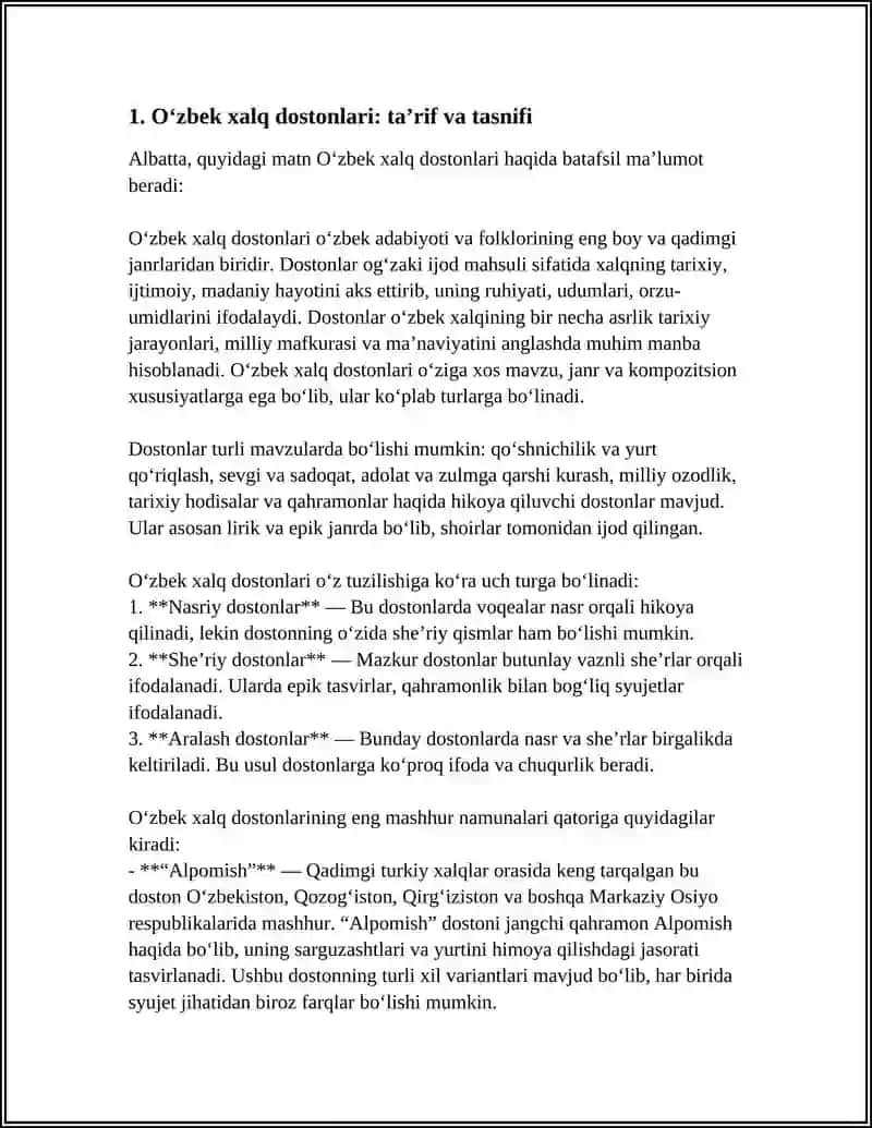 O‘ZBEK XALQ DOSTONLARI TASNIFI.BAXSHICHILIK MAKTABLARI 3