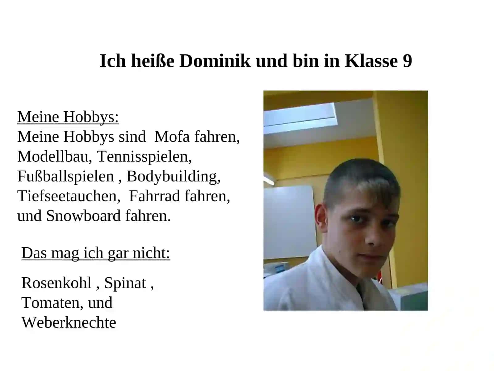 Dominikning hohishlari 3