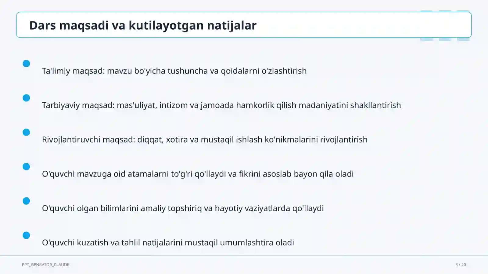 Sinf rahbarining yillik ish rejasi 3