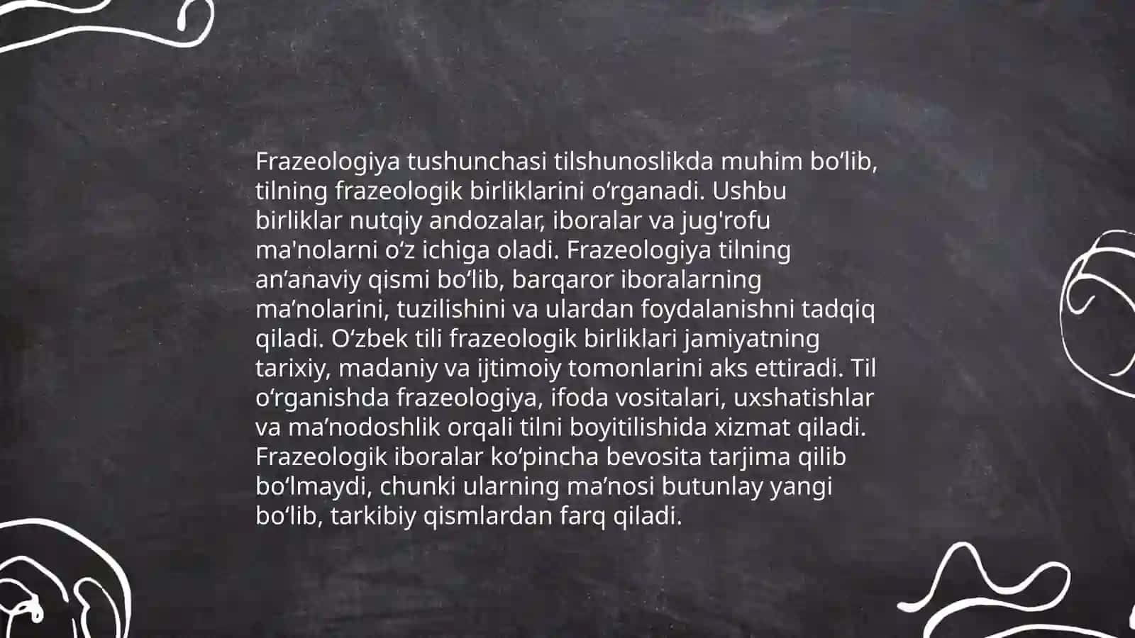 Frazeologiya haqida umumiy ma'lumot 3