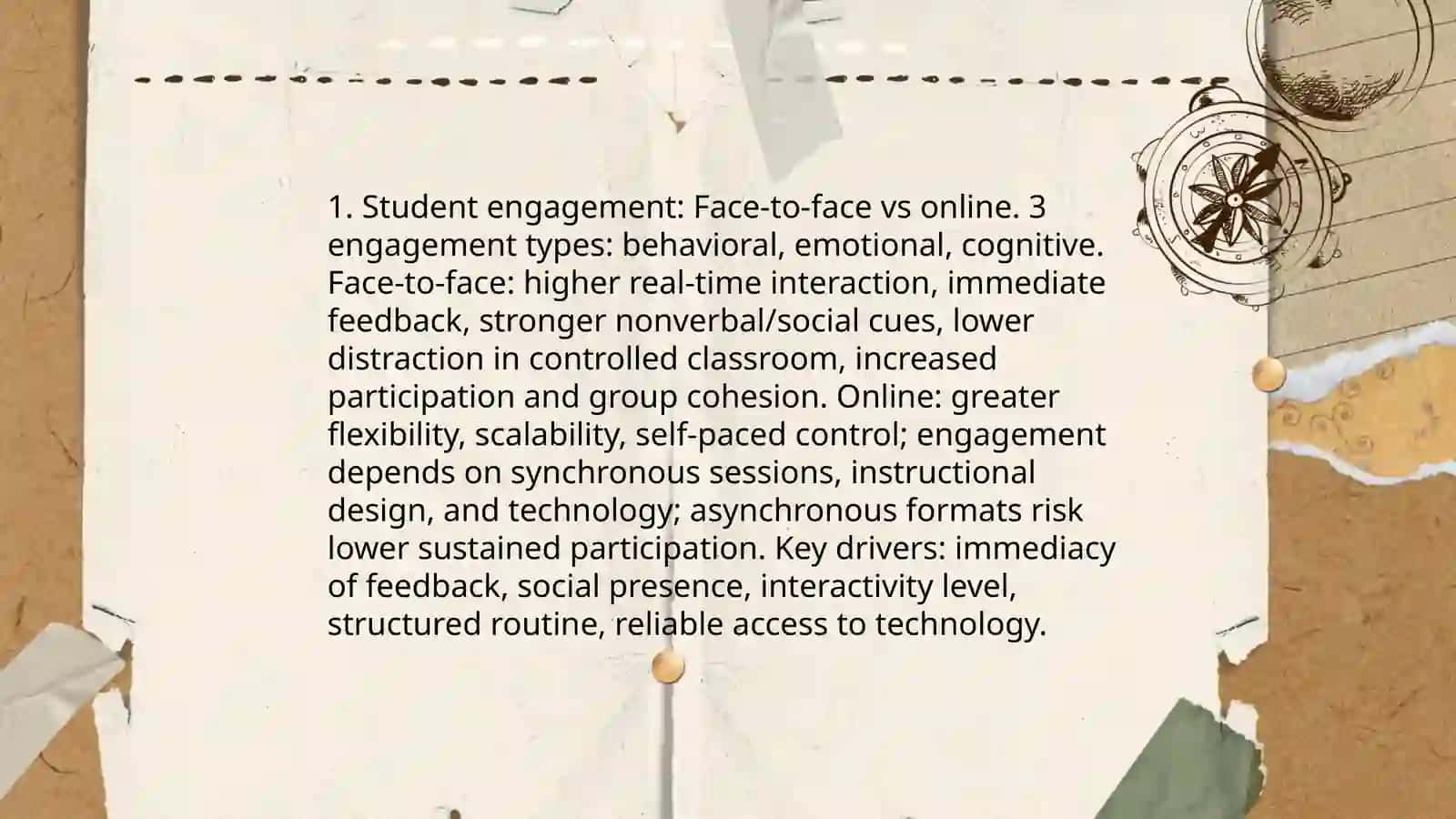 Face to face learning vs online learning 3