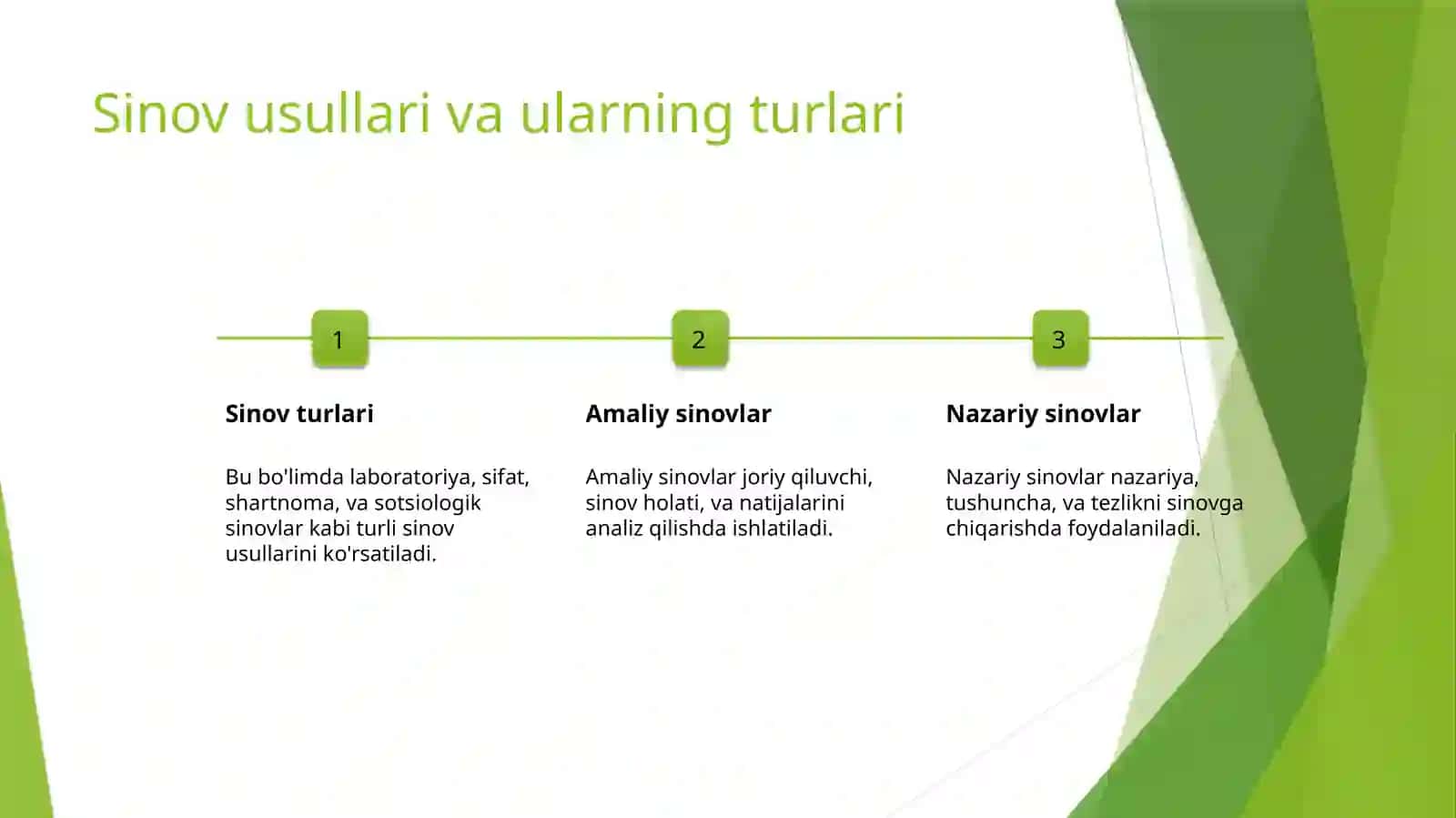 Test metodi 3
