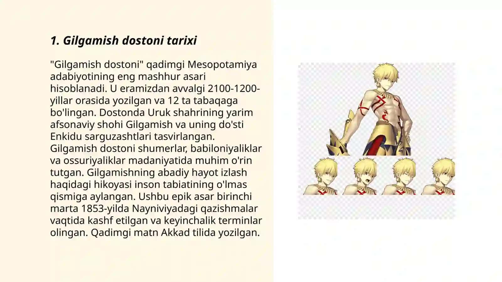 Gilgamish dostoni 3