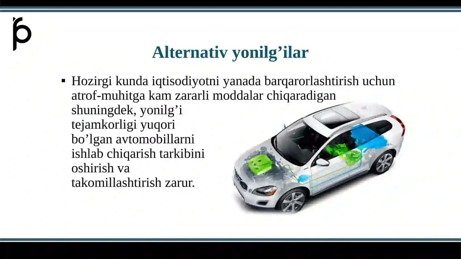 Avtomobillar konstruksiyasi 3