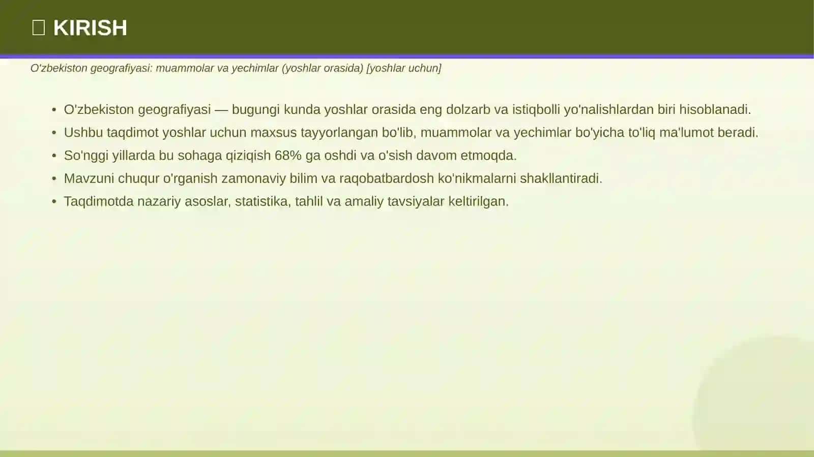 O'ZBEKISTON GEOGRAFIYASI 3