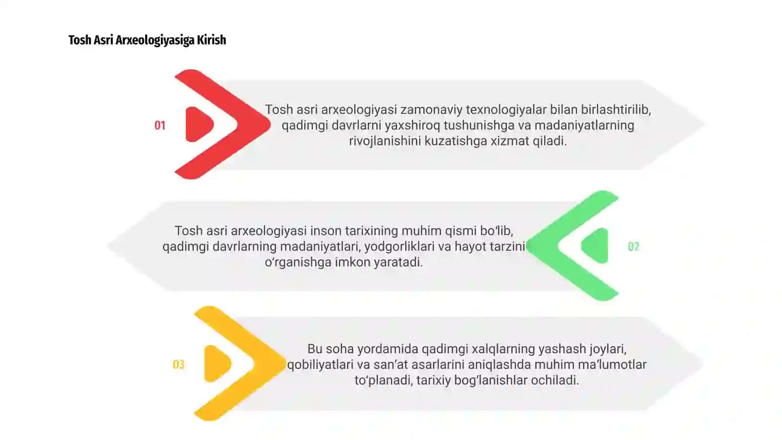 Tosh asri arxeologiyasi 3