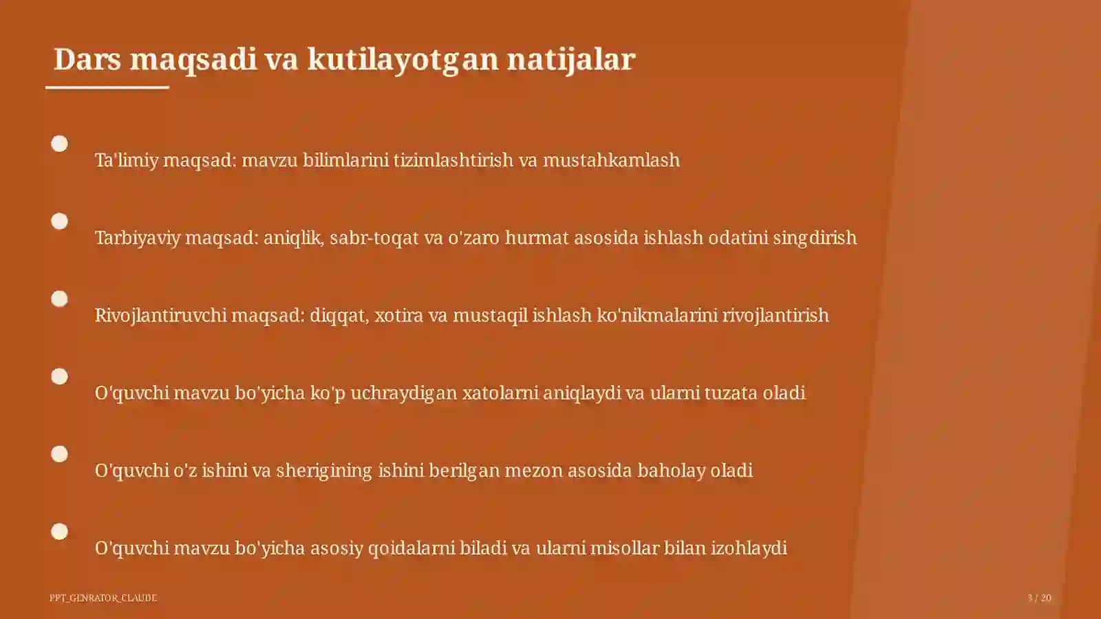 Ona tili (5– 11) — o'quvchilar uchun 3