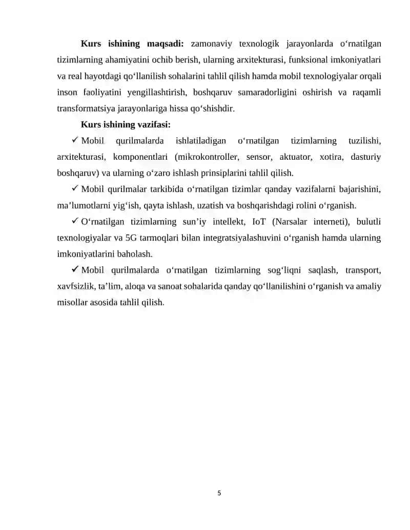MOBIL QURILMALARDA O‘RNATILGAN TIZIMLARNING QO‘LLANILISHI 3