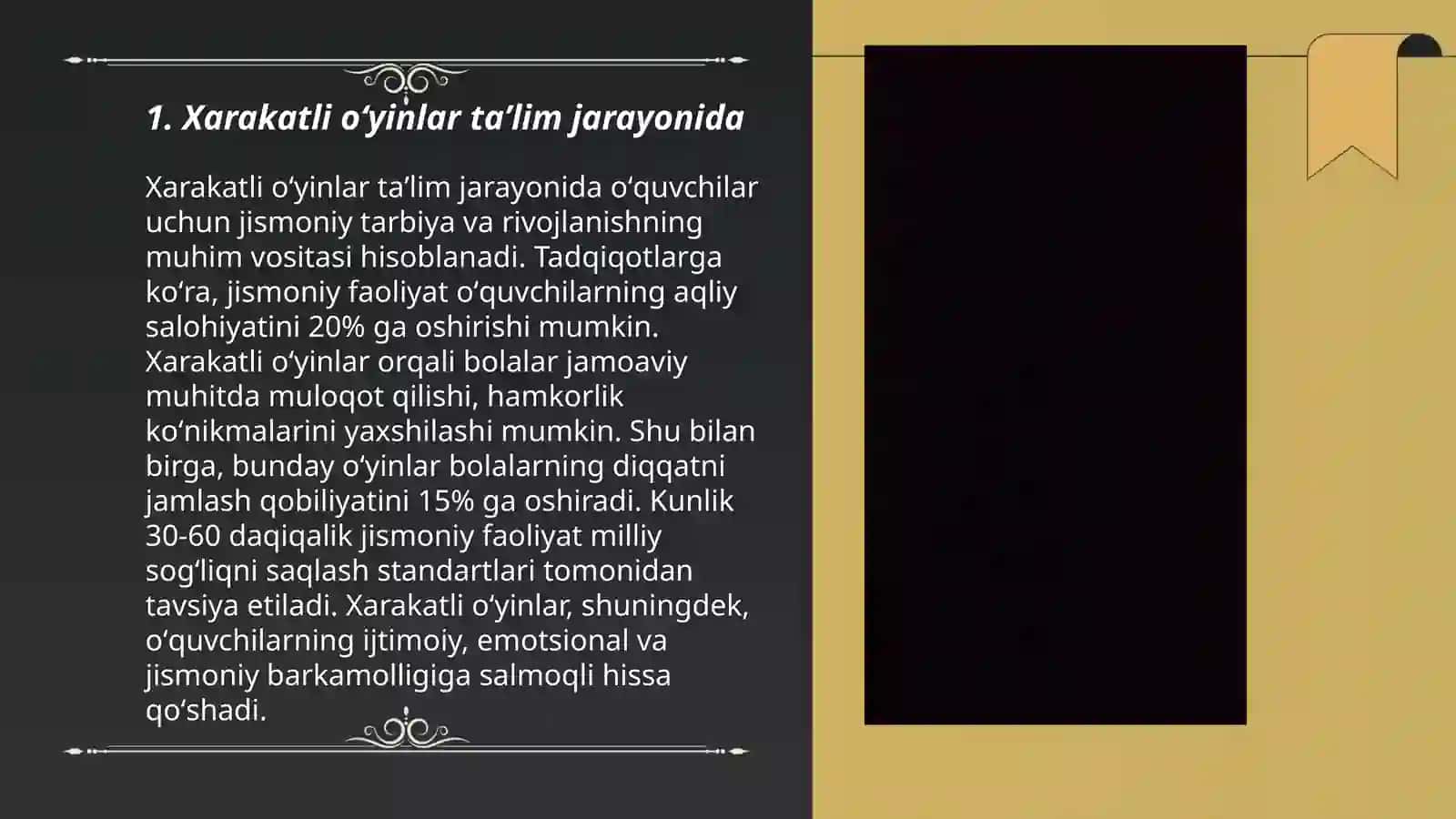 Xarakatli oʻyinlar taʼlim jarayonida 3