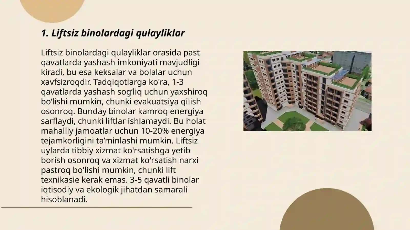 Liftsiz turar-joy binolari 3